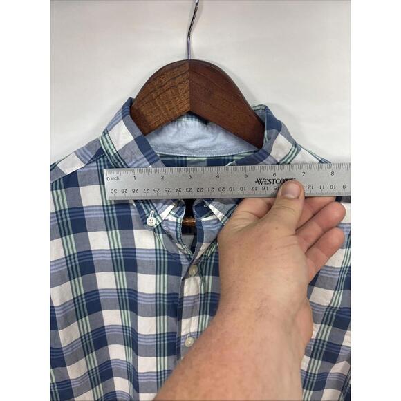 American Eagle Men Classic Plaid Long Sleeve Button-Down Shirt Multicolor Size S - Picture 7 of 9